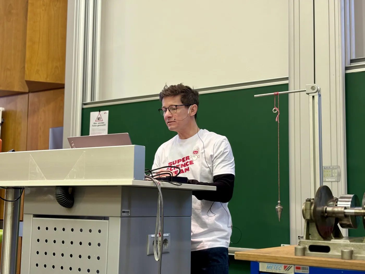 Maschinenbau-Schauvorlesung.